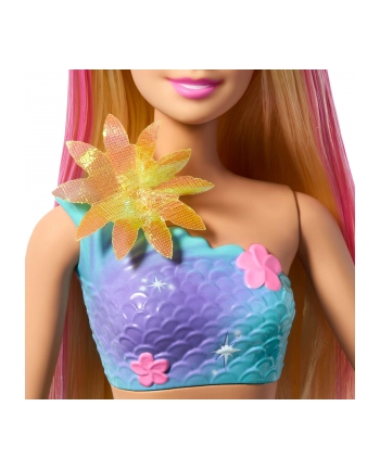 Lalka Barbie Flower Magic Mermaid Blonde JDM72 MATTEL