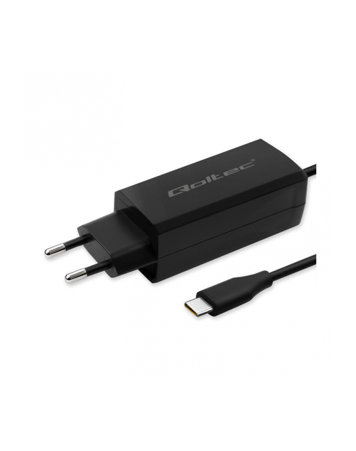 Ładowarka sieciowa Qoltec 90W GaN Super Fast | 5-20V | 3-4.5A | USB-C 3.1 | Laptop | Smartfon | Tablet główny
