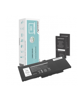 Bateria Movano do notebooka Dell Latitude 5300, 5310, 7300, 7400, MXV9V (7.4V-7.6V) (7200 mAh)
