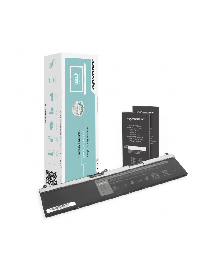 Bateria Movano do notebooka Dell Precision 7530, 7540, 7740, NYFJH (11.4V) (8500 mAh) główny