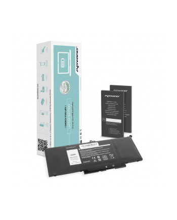 Bateria Movano do notebooka Dell Latitude MYJ96, 7290, 7390, 7490 (7.4V-7.6V) (5800 mAh)
