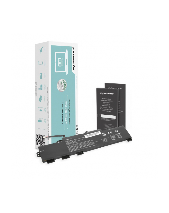 Bateria Movano do notebooka HP EliteBook 755 850 G5, 850 G6, TT03XL (10.8V-11.1V) (4400 mAh) główny