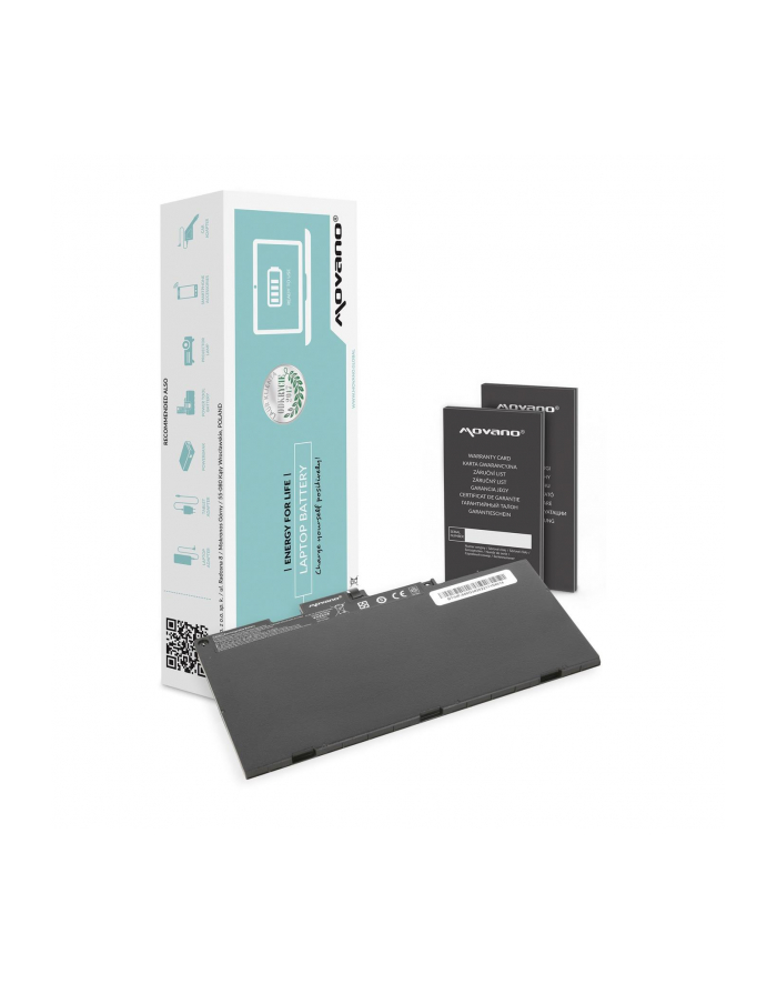 Bateria Movano do notebooka HP EliteBook CS03, CS03XL, 755 840 850 G3 (11.4V) (4100 mAh) główny