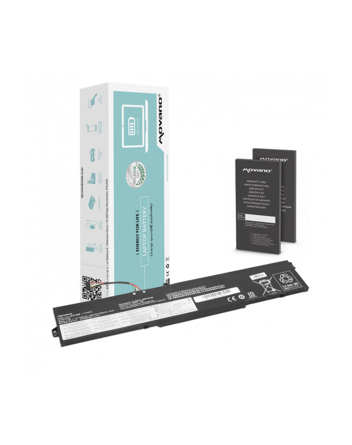 Bateria Movano do notebooka Lenovo IdeaPad 330-15ICH, 330-17ICH, L17M3PB1 (11.34V) (4000 mAh) główny