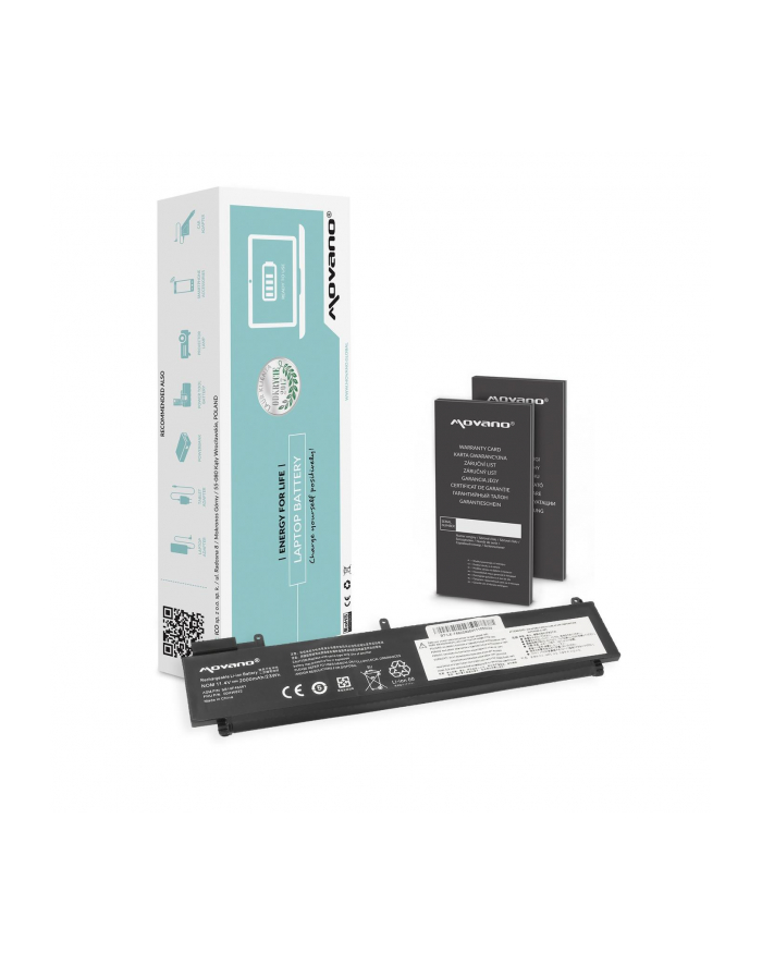 Bateria Movano do notebooka Lenovo ThinkPad T460s T470s (tylna) (11.4V) (2000 mAh) główny