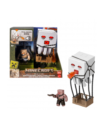 Minecraft Movie Atakujący Ghast z pociskiem JFB69 MATTEL