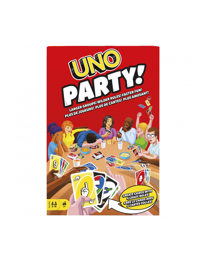 UNO PARTY gra karciana HMY49 MATTEL główny