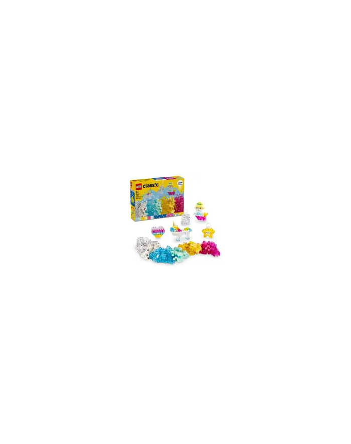 LEGO 11040 CLASSIC Magiczny zestaw z przezroczystymi klockami główny