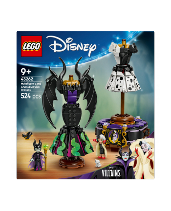 LEGO 43262 DISNEY Classic Suknie Diaboliny i Cruelli De Mon