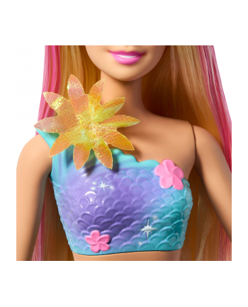 Lalka Barbie Flower Magic Mermaid Blonde JDM72 MATTEL