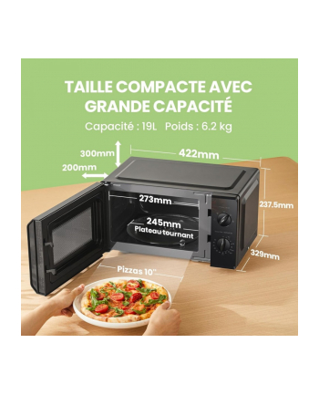 midea Kuchnia mikrofalowa CMO-MP012OC-BK COMFEE