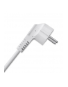 qoltec Kostka zasilająca przedłużacz 6w1 z podświetlanym włącznikiem |  3x AC | 2x USB | 1x USB-C PD 20W | biała | kabel 2m - nr 3