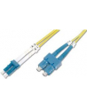 digitus Światłowodowy kabel krosowy (patch cord) jednomodowy SC APC/LC dplx, SM 9/125, OS2, LSOH, 3m, żółty - nr 3