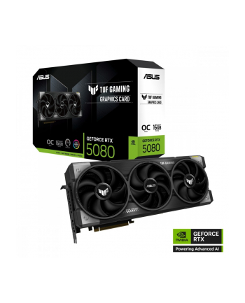 asus Karta graficzna GeForce RTX 5080 TUF GAMING OC 16GB GDDR7 256bit DP/HDMI