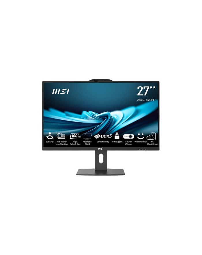 msi Komputer PRO AP272P 14M-495EU WIN11PRO/i7-14700/16GB/1T/INT UHD/Czarny/27 '' główny