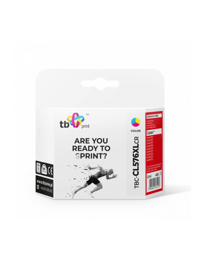 tb print Tusz do Canon Pixma TS3550i TBC-CL576XLCR refabrykowany kolorowy główny
