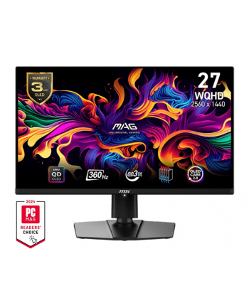 msi Monitor 26.5 cala MAG 271QPX QD-OLED LED/WQHD/FLAT/360Hz/czarny