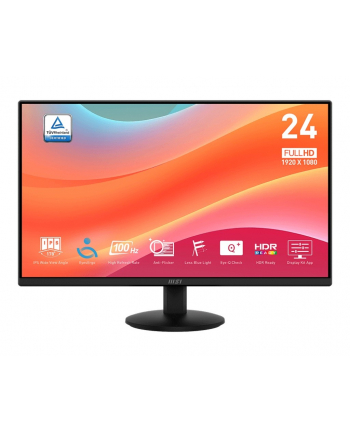 msi Monitor 23.8 cala PRO MP242L LED/FHD/Flat/100Hz/czarny
