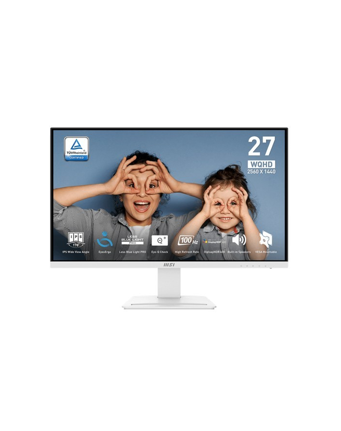 msi Monitor PRO MP273QW E2 27 '' LED/FHD/Flat/100Hz/White główny
