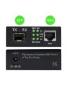 qoltec Dwukierunkowy Media Konwerter SWITCH Ethernet 1x RJ45 1x SFP |   1000Mb/s | 5V - nr 10