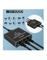 qoltec Rozdzielacz Splitter Ethernet mini SWITCH 1x3 RJ45 | 1000Mb/s |  USB-C | Aluminium - nr 14
