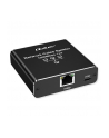 qoltec Rozdzielacz Splitter Ethernet mini SWITCH 1x3 RJ45 | 1000Mb/s |  USB-C | Aluminium - nr 16