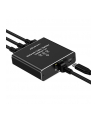 qoltec Rozdzielacz Splitter Ethernet mini SWITCH 1x3 RJ45 | 1000Mb/s |  USB-C | Aluminium - nr 2