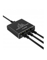 qoltec Rozdzielacz Splitter Ethernet mini SWITCH 1x3 RJ45 | 1000Mb/s |  USB-C | Aluminium - nr 4