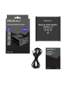 qoltec Rozdzielacz Splitter Ethernet mini SWITCH 1x3 RJ45 | 1000Mb/s |  USB-C | Aluminium - nr 7
