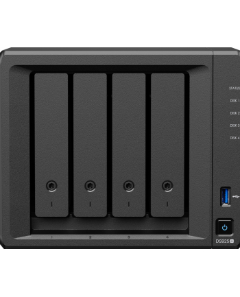 synology NAS DS925+ 4x0HDD V1500B 4GB DDR4 ECC 2x2,5GbE RJ45 3Y