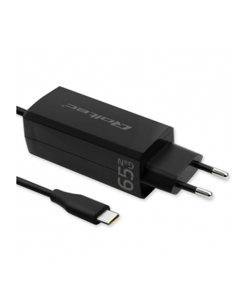 qoltec Ładowarka sieciowa 65W GaN | 5-20V | 3-3.25A | USB-C 3.1