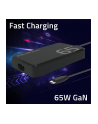 qoltec Ładowarka sieciowa 65W GaN Super Fast SLIM | PD | 5-20V | 3.25A |USB-C 3.1 | Laptop | MacBook | Smartfon | +kabel - nr 10