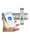 qoltec Przekaźnik 63A na szynę DIN z licznikiem energii elektrycznej |  eWeLink od Sonoff | Wi-Fi | Dioda LED - nr 4