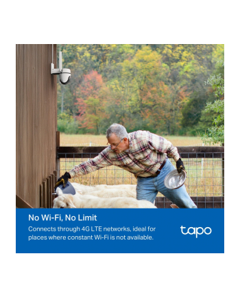 Tp-Link Kamera Tapo C501Gw 2Mpx, Zewnętrzna, Ip Ptz, Fhd, 4G, Podświetlana