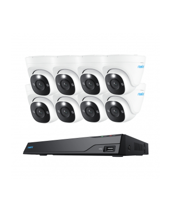 Reolink Zestaw Kamera Nvs16-8Md8 Sieciowy Rejestrator Wideo + 8X P334