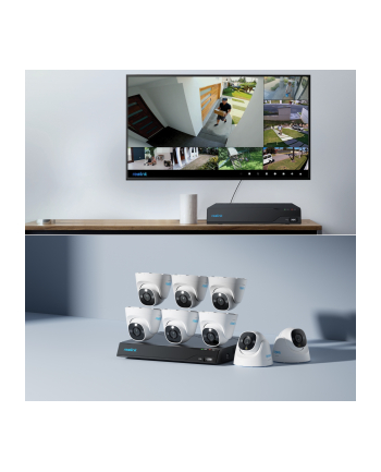 Reolink Zestaw Kamera Nvs16-8Md8 Sieciowy Rejestrator Wideo + 8X P334