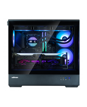 Zalman Obudowa P30 V2 MicroATX Mini Tower 3 FansRGB BL (KOZALOF0P30BV20)
