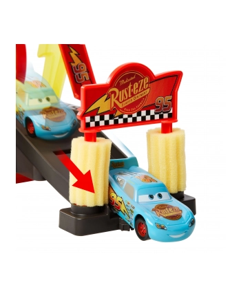 Cars Myjnia samochodowa Zmiana koloru Zestaw Zygzak McQueen JBM70 MATTEL