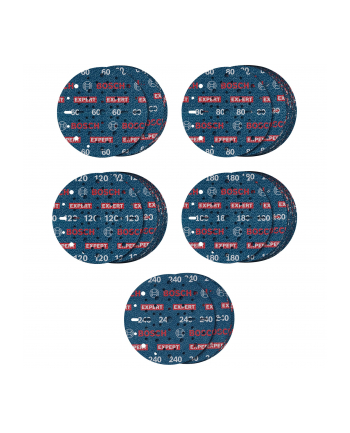 Bosch EXPERT O780 Foil Sanding Disc Set G60/80/120/180/240 2608902470 nr 1