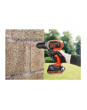 Akumulatorowa wiertarko-wkrętarka udarowa Black&Decker BCD003MEM2K - 2 akumulatory 18V/1x2.0+1x4.0Ah + walizka - nr 3