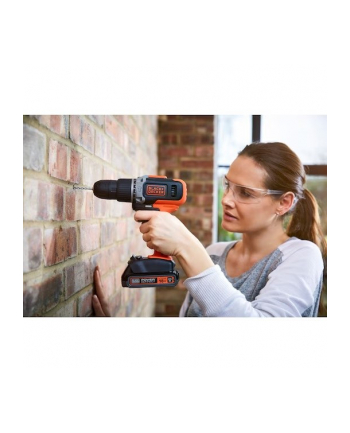 Akumulatorowa wiertarko-wkrętarka udarowa Black&Decker BCD003MEM2K - 2 akumulatory 18V/1x2.0+1x4.0Ah + walizka