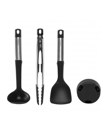 Joseph Joseph Zestaw 3 narzędzi kuchennych + stojak Elevate Silicone Steel
