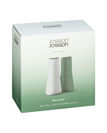 Joseph Joseph Zestaw 2 młynków do soli i pieprzu Milltop Sage 20182
