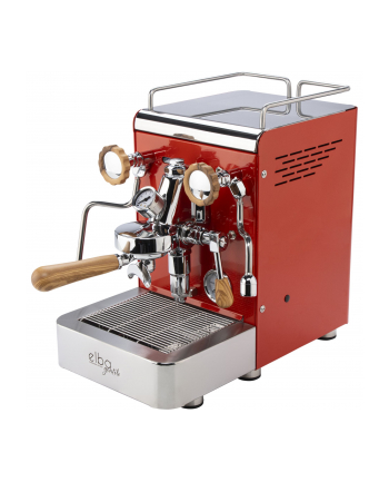 Elba Gentile verkehrsczerwony RAL3020 Siebträgermaschine