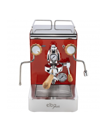 Elba Gentile verkehrsczerwony RAL3020 Siebträgermaschine