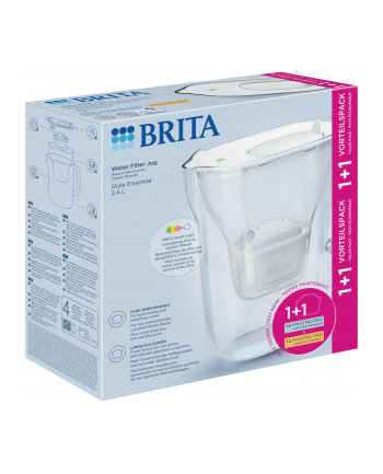 Brita Style Essential biały include 1 All-in-1 und 1x Extra Kalk