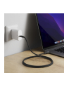 Alogic Fusion USB-C to USB-C 3.2 4K Cable 1m Black Space Gray - nr 6