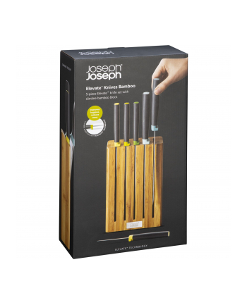 Joseph Joseph Elevate Messer-Set mit Bambusblock