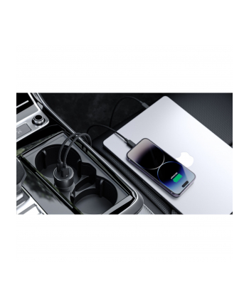 Alogic Rapid Power 100W USB-C PD 2-in-1 Fast Car Charger Black