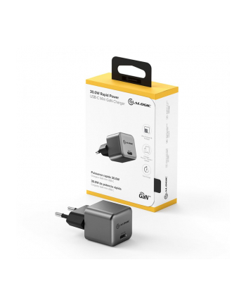 Alogic Rapid Power 30W USB-C PD Fast GaN Charger mini Gray nr 2